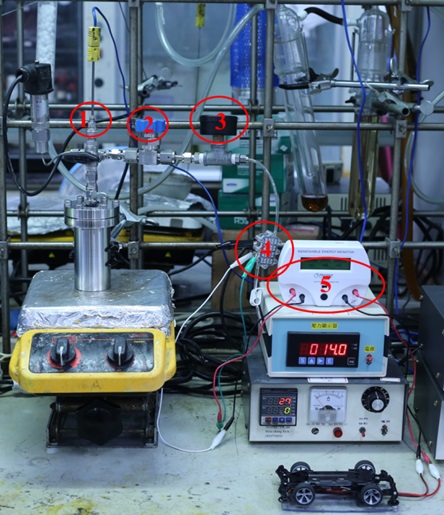 System for preparing of platinum-germanium alloy nanoparticles