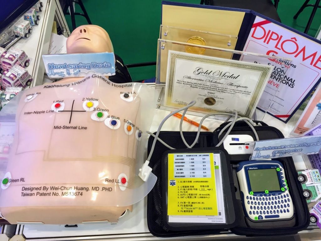 Ultra-rapid electrocardiogram device