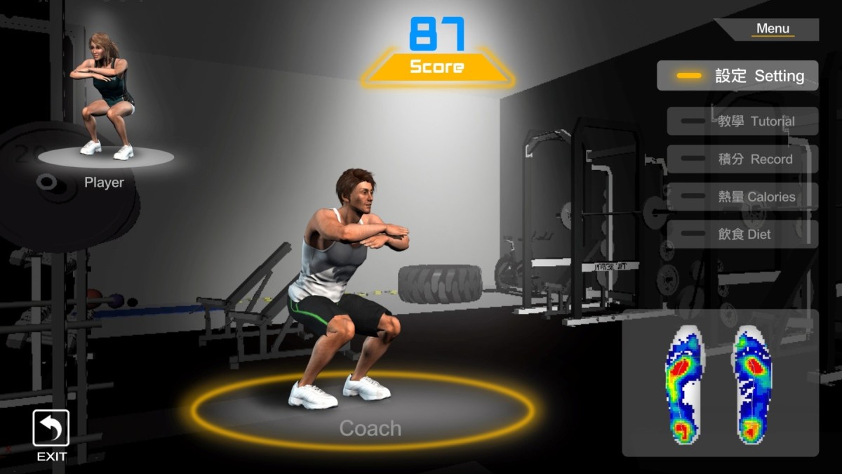 Virtual Fitness Coaches of Squat