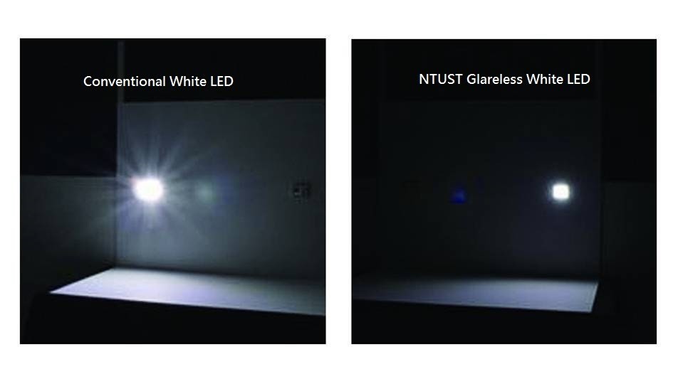 Low glare white LED