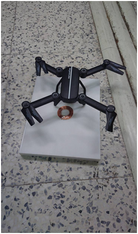 wireless charging drone with capacitance