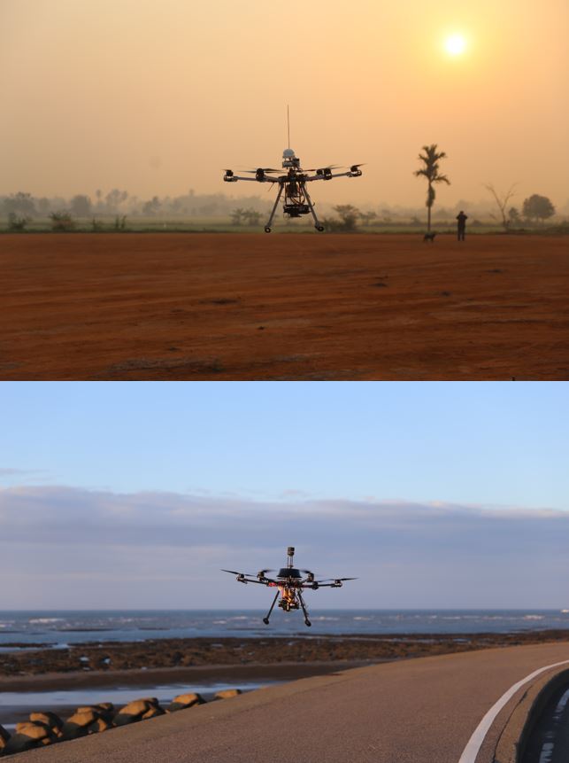 All weather UAVs/sensors for atmosphere and air quality monitoring