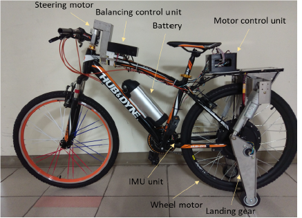 Automatic Balancing and Driving of Electric Bicycles