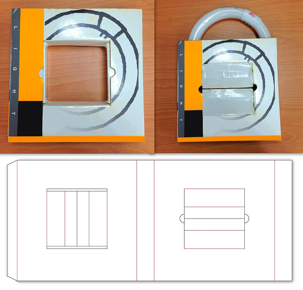 Packaging Box Structure of Ring Shape