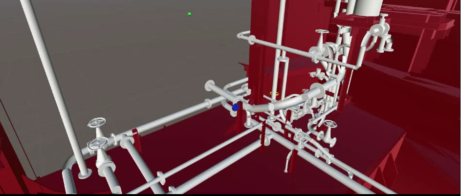 虛擬實境應用於船舶機艙管路布置設計