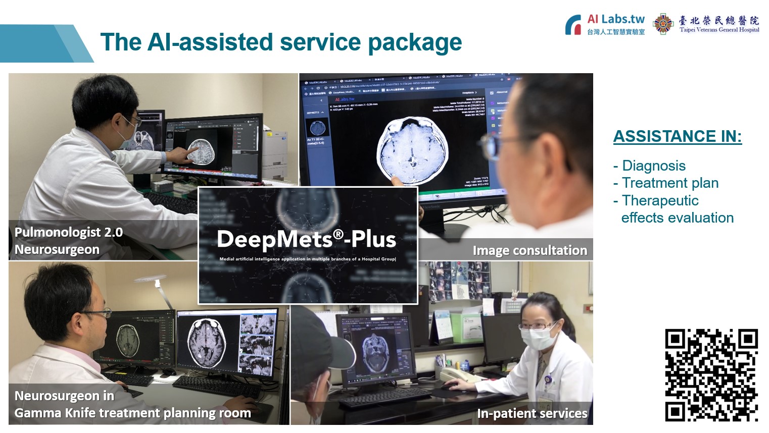 腦轉移瘤AI輔助偵測系統: DeepMets®-Plus
