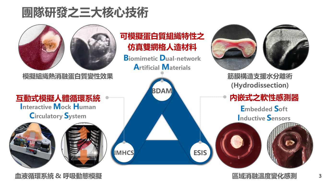 應用於熱消融手術模擬訓練之多功能高度仿真假體系統