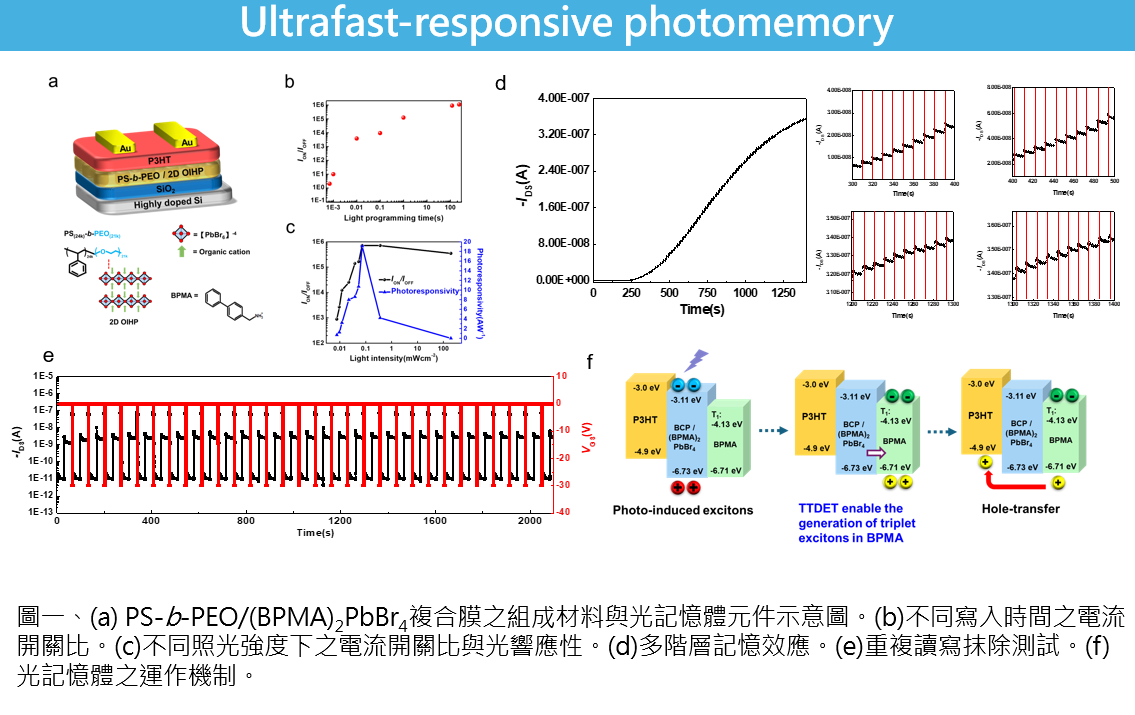 Ultrafast responsive non-volatile flash photomemory and its application on artificial neural network